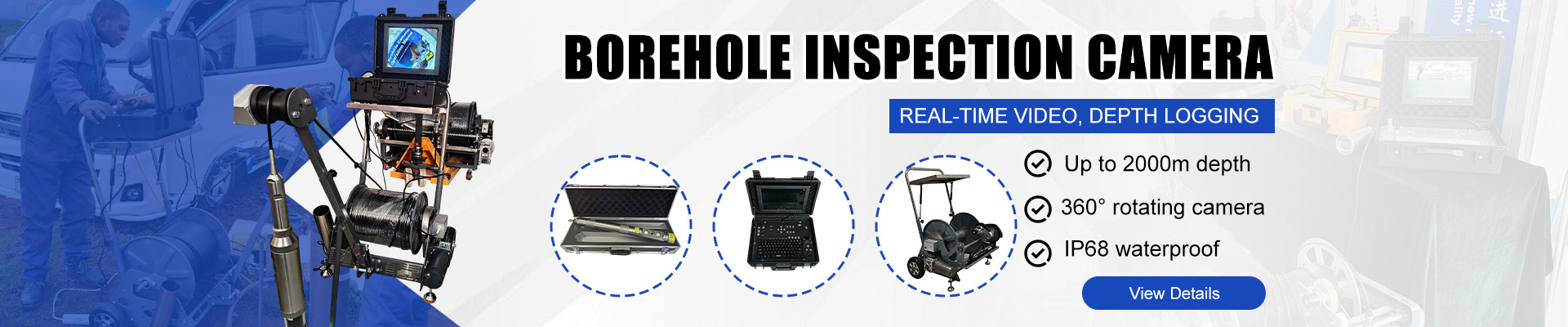 Borehole Inspection Camera, Water Well Camera With Cheap Price